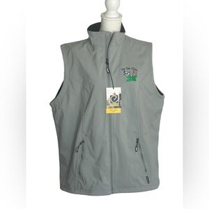 NWT Edward’s Women's Gray Soft-Shell Vest with Golf Embroidery Sz XL Athleisure